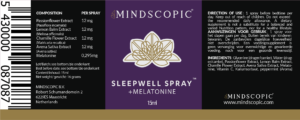Label Sleepwell spray